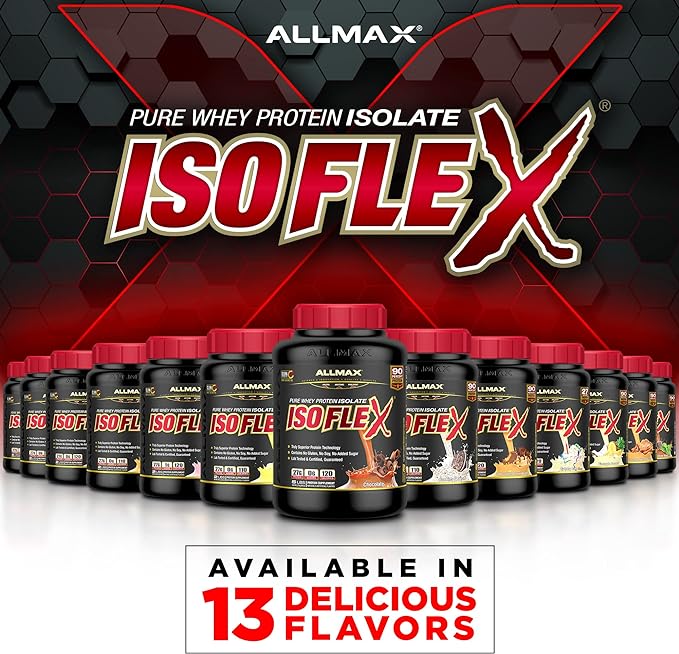 ISOFLEX PURE WHEY PROTEIN ISOLATE 5LBS, 2.27KG (CHOCOLATE FLAVOUR)