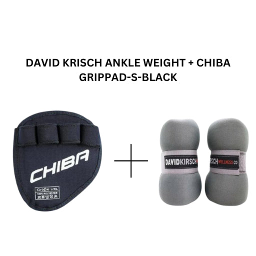 DAVID KIRSCH ANKLE WEIGHT + CHIBA GRIPPAD-S-BLACK