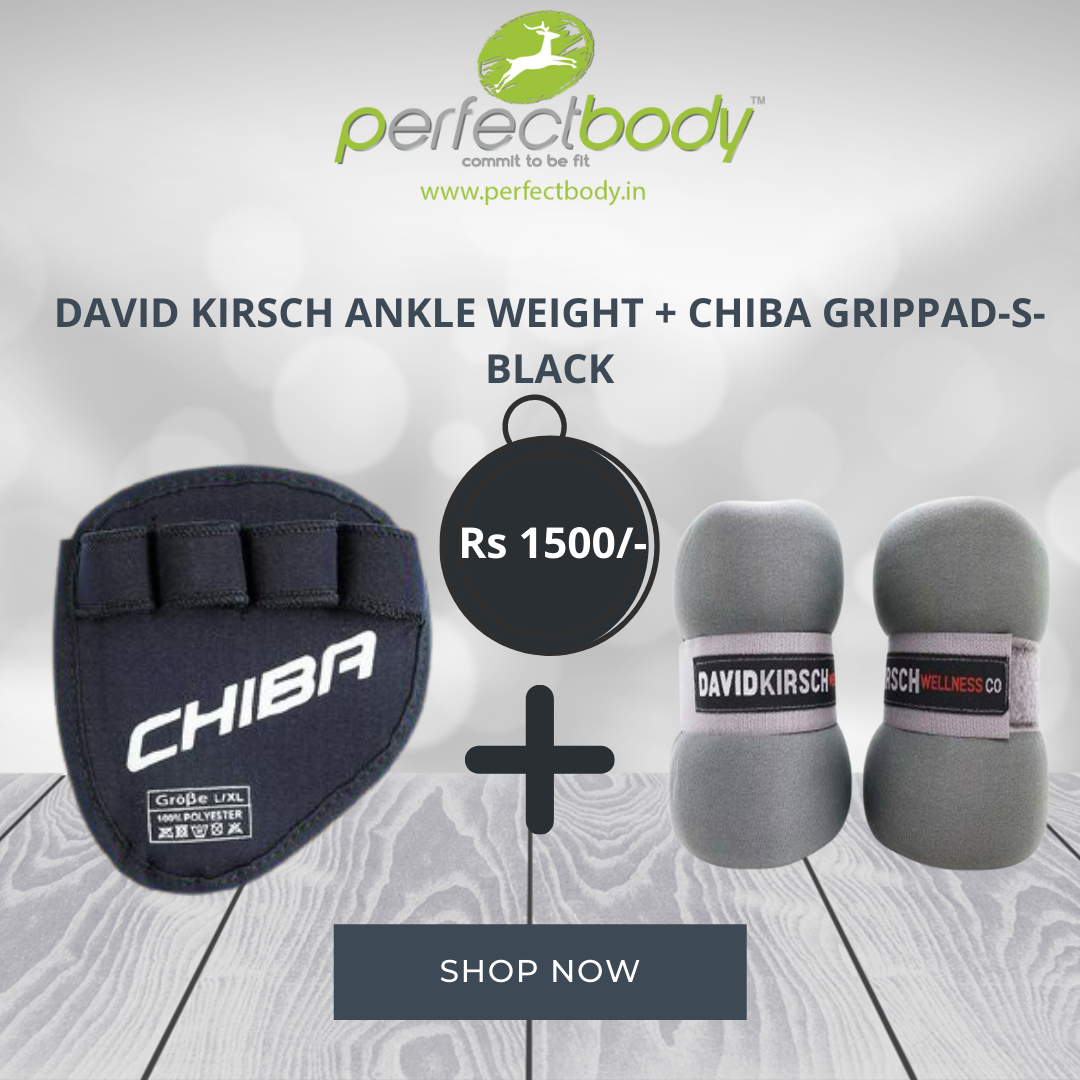 DAVID KIRSCH ANKLE WEIGHT + CHIBA GRIPPAD-S-BLACK